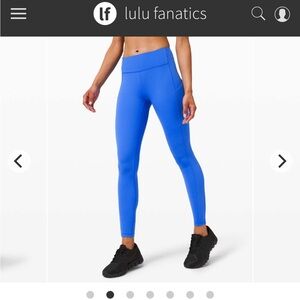 Lululemon Wild Bluebell Speed Up Tights